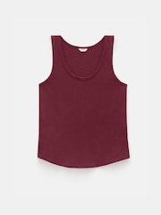 Hush Purple Cotton Slub Tank Top - Image 5 of 5
