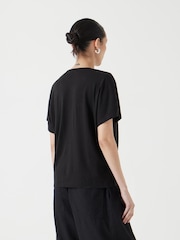 Schwarz - Hush Cowl Neck Blouses - Bild 2 von 5