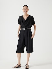 Schwarz - Hush Cowl Neck Blouses - Bild 3 von 5