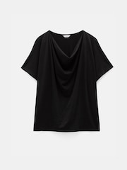 Schwarz - Hush Cowl Neck Blouses - Bild 5 von 5