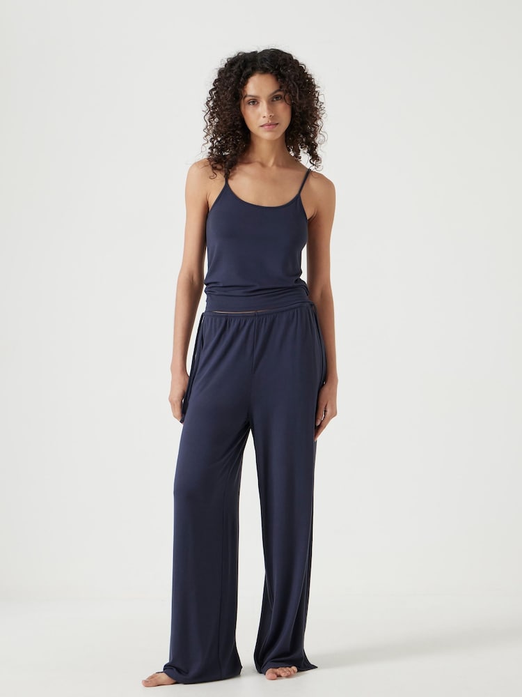 Hush Midnight Navy Nox Jersey Cami Set Pyjamas - صورة 1 من 5