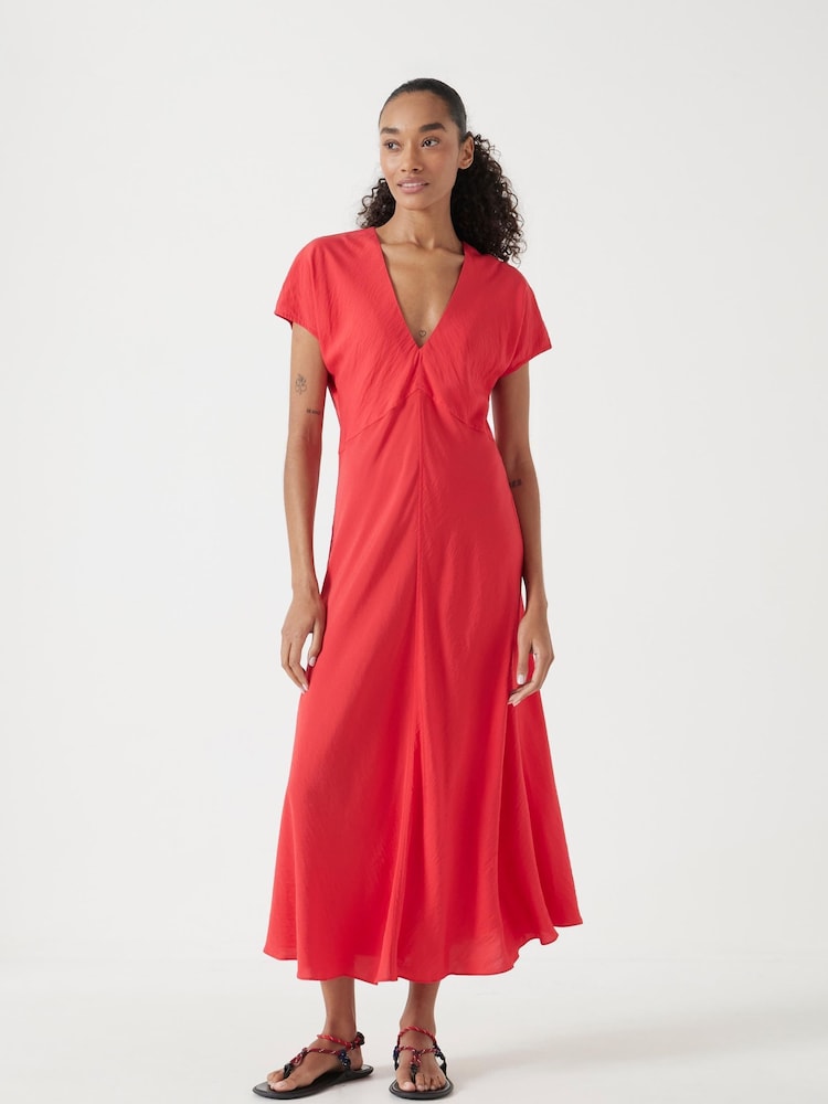 Hush Red Grace Air Flow V-Neck Maxi Dress - Image 2 of 5 Hush Red Grace Air Flow V-Neck Maxi Dress - Image 2 of 5