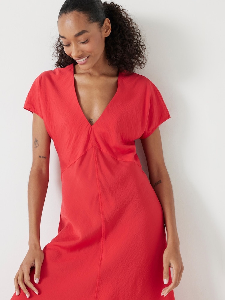 Buy Hush Red Grace Air Flow V-Neck Maxi Dress from Next USA Buy Hush Red Grace Air Flow V-Neck Maxi Dress from Next USA