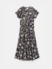 Hush Brown Grace V-Neck Midaxi Dress - Image 5 of 5