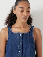 Hush Blue Denim 100% Cotton  Waistcoat - Image 5 of 6