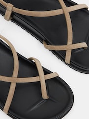 Hush Thea Strappy Suede Sandals - Image 6 de 6