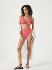 Hush Pink Crinkle Ring Bikini Top - Image 5 of 6