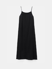 Hush Black Carmen Cotton Gauze Midi 100% Cotton Dress - Image 6 of 6