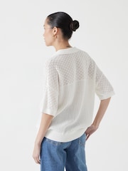 Hush Interest Stitch Collar Top - Image 3 of 5