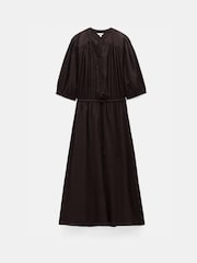 Hush Brown Lhea Midi Dress - Image 6 of 6