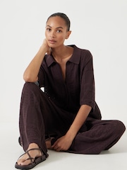 Marrón - Hush Patchwork Stitch Knitted Trousers - Imagen 2 de 6