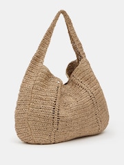Hush Natural Raffia Oversized Tote Bag - Image 6 of 7