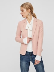 VERO MODA Pink Fitted Blazer - Image 1 of 5