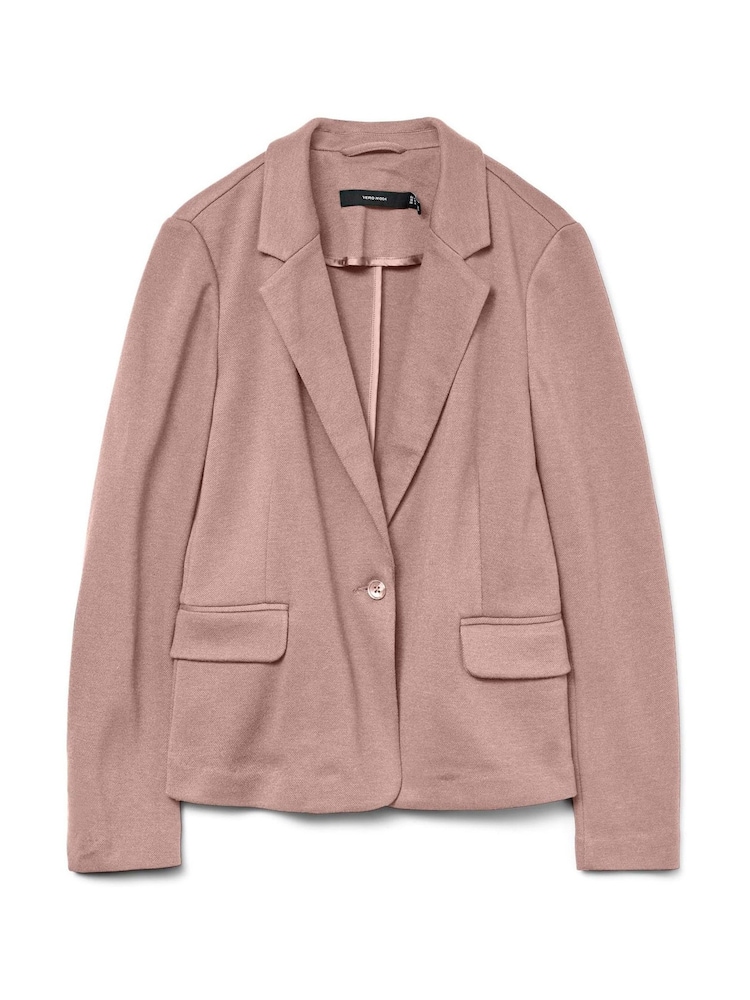 VERO MODA Pink Fitted Blazer - Image 4 of 5