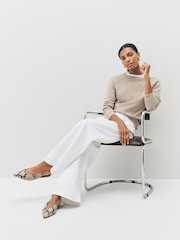 VERO MODA Natural Bow Detail Long Sleeve Jumper - Image 8 of 10