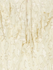 Never Fully Dressed Cream Jacquard Riley Blouse - Image 7 of 7