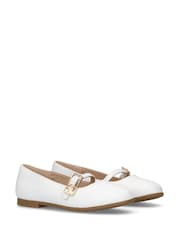 Tommy Hilfiger White Mary Jane Ballerinas - Image 2 of 4