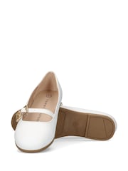 Tommy Hilfiger White Mary Jane Ballerinas - Image 4 of 4