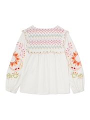 Never Fully Dressed White Enchanted Maisie 100% Cotton Top - Image 6 of 7