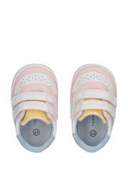 Tommy Hilfiger White Colour Blocked Flag Low Cut Velcro Trainers - Image 2 of 5