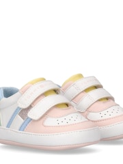 Tommy Hilfiger White Colour Blocked Flag Low Cut Velcro Trainers - Image 5 of 5