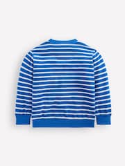 Boden Blue Lobster Fun Towelling Sweatshirt - Image 2 of 3