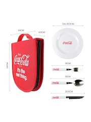 Kimm & Miller Coca Cola Portable Picnic Set - Image 4 of 5