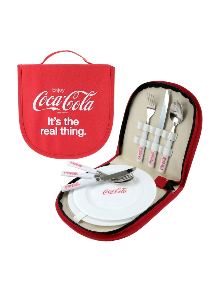 Kimm & Miller Coca Cola Portable Picnic Set - Image 6 of 6