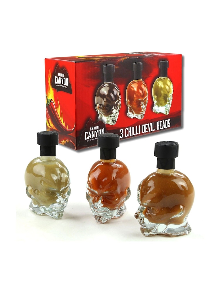 Kimm & Miller Devil Head Chilli Sauce Trio - Image 1 of 6
