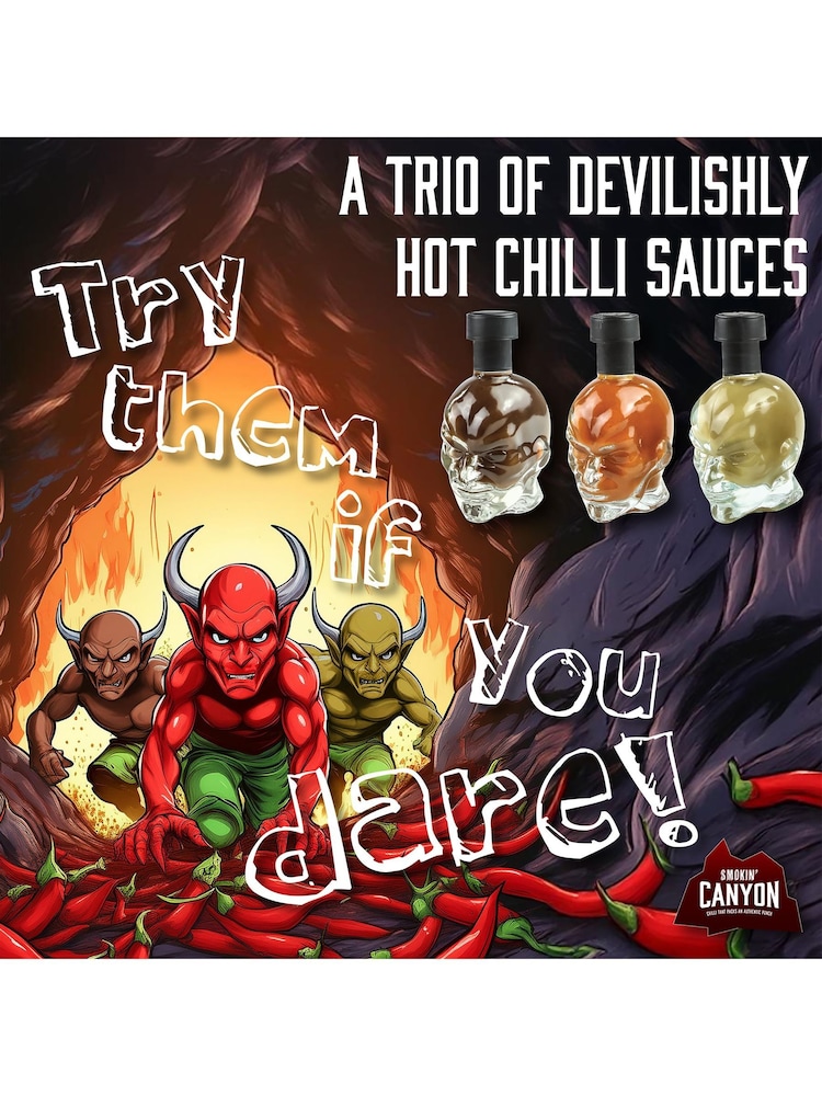 Kimm & Miller Devil Head Chilli Sauce Trio - Image 2 of 6