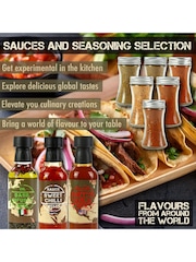 Kimm & Miller Set of 9 Around The World Seasoning Sauces Oils and Spices - Image 2 of 6