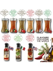 Kimm & Miller Set of 9 Around The World Seasoning Sauces Oils and Spices - Image 3 of 6