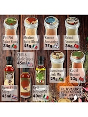 Kimm & Miller Set of 9 Around The World Seasoning Sauces Oils and Spices - Image 4 of 6
