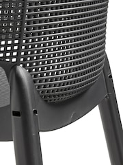 Keter 6 Pack Grey Elisa Chairs Set - Image 5 of 6