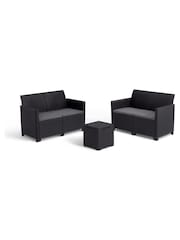Keter Grey Marie 4 Seater Lounge Set - Image 2 of 6