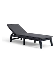 Keter Grey Mallorca Sun Lounger With Cushion - Image 2 of 6
