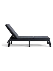 Keter Grey Mallorca Sun Lounger With Cushion - Image 3 of 6
