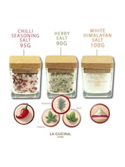 Kimm & Miller Luxury Flavoured Coarse Salt & Sea Salt Pots Trio - Image 3 of 6