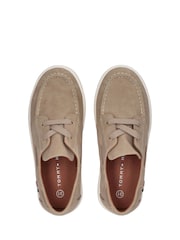 Tommy Hilfiger Brown Boat Style Casual Low Cut Shoes - Image 3 of 5