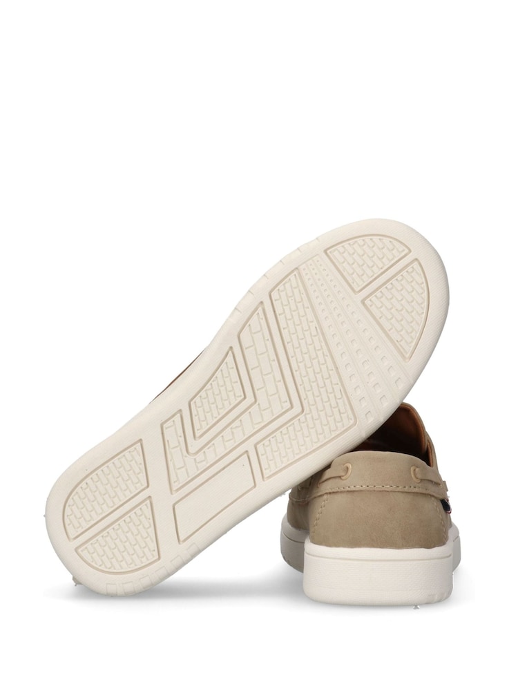 Tommy Hilfiger Brown Boat Style Casual Low Cut Shoes - Image 5 of 5