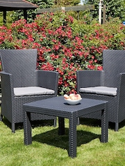 Keter Grey Rosario Balcony Set - Image 1 of 6
