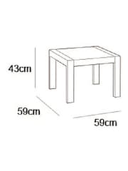 Keter Grey Rosario Balcony Set - Image 5 of 6
