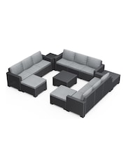 Keter Grey California 11 Seater Lounge Set - Image 1 of 6