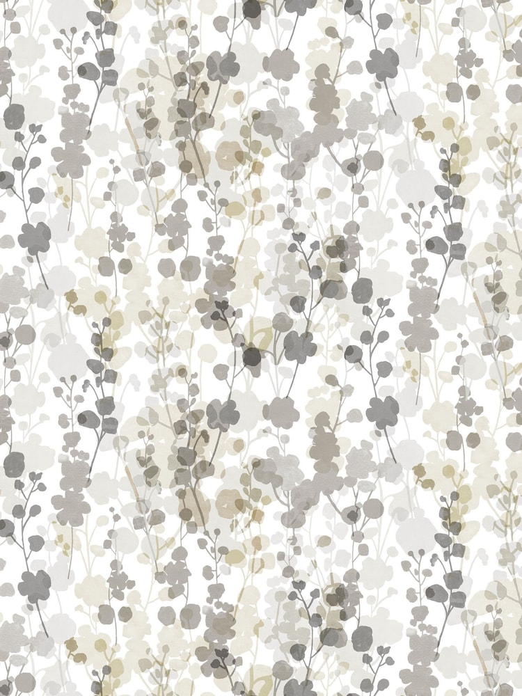 Ohpopsi Neutral Grey Blossom A4 Sample Wallpaper - Image 1 of 1