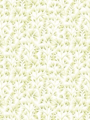 Ohpopsi Green Cream Arabella A4 Wallpaper Sample - Image 1 of 1