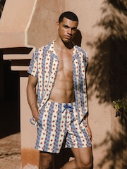 Chelsea Peers Multi Star Stripe Print Swim Shorts - Image 1 of 5