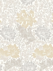 Hoopla Walls Natural Stone Chrysanthemum A4 Wallpaper Sample - Image 1 of 1