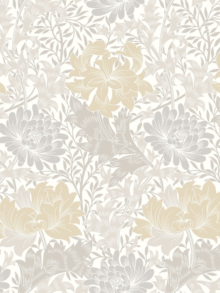 Hoopla Walls Natural Stone Chrysanthemum A4 Wallpaper Sample - Image 1 of 1 Hoopla Walls Natural Stone Chrysanthemum A4 Wallpaper Sample - Image 1 of 1