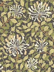 Hoopla Walls Chalkboard Honeysuckle Leaf Trail A4 Wallpaper Sample - Image 1 of 1