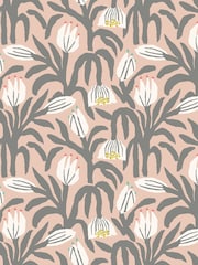 Hoopla Walls Powder Puff Chunky Flower Print A4 Wallpaper Sample - Image 1 of 1